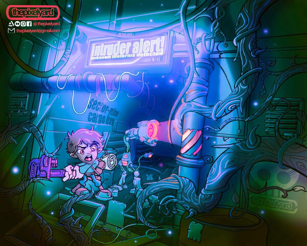 “IntruderAlert “ …… The initial discovery of the gloomshrooms from the story stranded